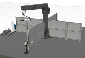 Robotic Welding System for Large Parts with 4 stations